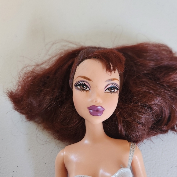 Barbie My Scene Chelsea Doll Auburn Red Ponytail Hair Parts Project Restoration - Picture 8 of 8